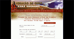 Desktop Screenshot of coracaodeouro.com