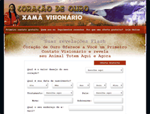 Tablet Screenshot of coracaodeouro.com